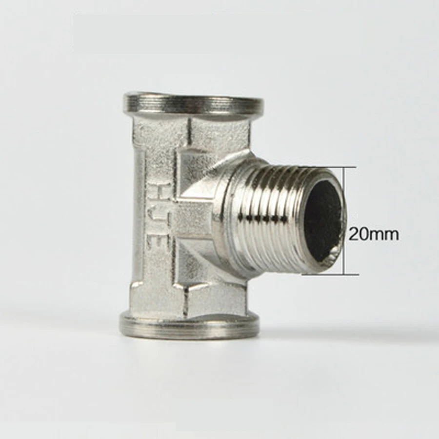 DN15 1/2" BSP Female-Male-Female Tee 201 Stainless Steel Pipe Fitting Connector Coupling Adapter
DN15 1/2" BSP Female-Male-Female Tee 201 Stainless Steel Pipe Fitting Connector Coupling Adapter