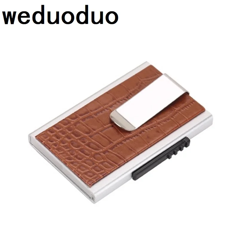 Высококачественный кошелек Weduoduo для кредитных карт с рчид-блокировкой, модный металлический мужской держатель для карт из искусственной к...
Высококачественный кошелек Weduoduo для кредитных карт с рчид-блокировкой, модный металлический мужской держатель для карт из искусственной к...