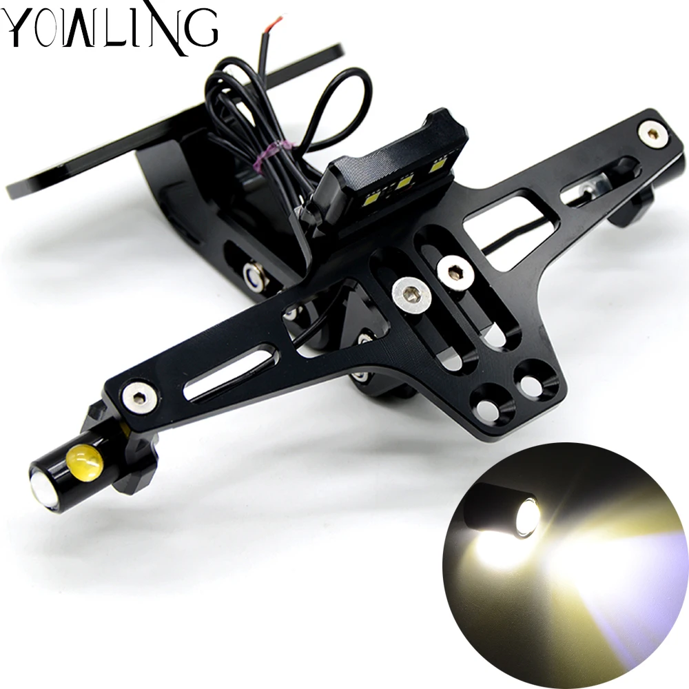 Universal Motorcycle Side Mount Aluminum Tail Light Holder License Plate Bracket Support with Turn Signal Moto Accessorieas
Universal Motorcycle Side Mount Aluminum Tail Light Holder License Plate Bracket Support with Turn Signal Moto Accessorieas