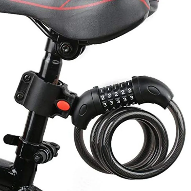 2023 Code Password Bike Combination Lock Bike Cable Lock Tough Security Coded Steel Wiring Bicycle Safety Lock
2023 Code Password Bike Combination Lock Bike Cable Lock Tough Security Coded Steel Wiring Bicycle Safety Lock