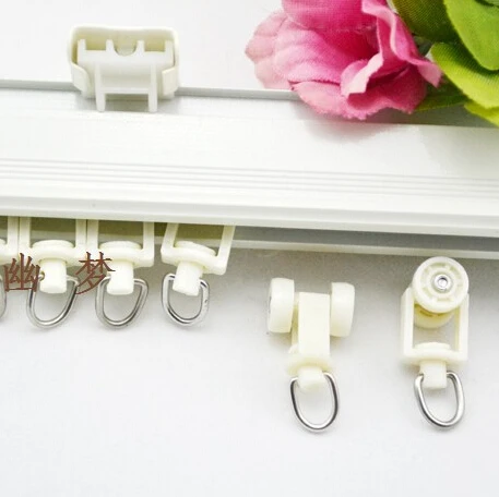 50Pieces/Lot Curtain Rail Accessories Double Pulley Wheels Nano Mute Bag Plastic Pulley Stainless Steel Rings
50Pieces/Lot Curtain Rail Accessories Double Pulley Wheels Nano Mute Bag Plastic Pulley Stainless Steel Rings