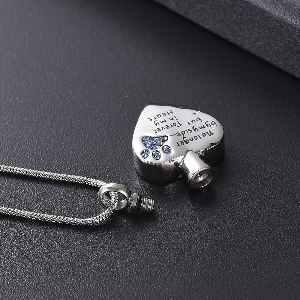 IJD9981 Carved" No Long By My Side, But Forever In My Heart Cremation Necklace Hold Ashes For Pet Memorial Urn Jewelry Pendant
IJD9981 Carved" No Long By My Side, But Forever In My Heart Cremation Necklace Hold Ashes For Pet Memorial Urn Jewelry Pendant
