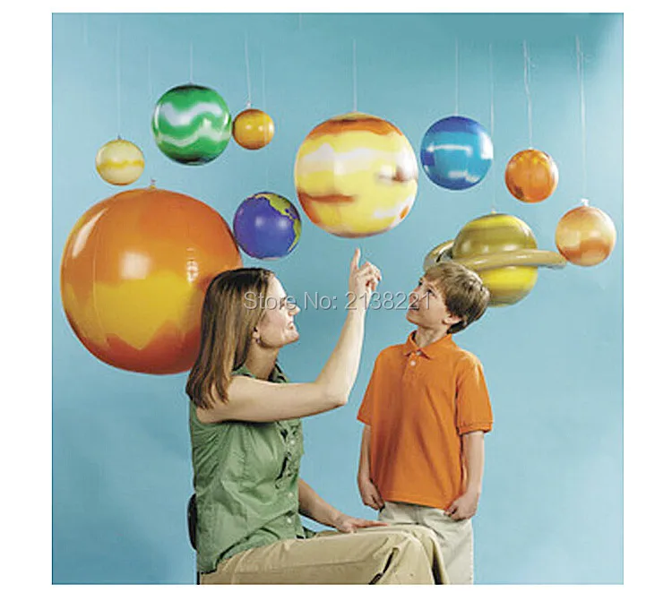 10 Pieces/Set Solar Galaxy Teaching Model Balloons Charm Simulation Nine Planets In Solar System Children Blow Up Inflatable Toy
10 Pieces/Set Solar Galaxy Teaching Model Balloons Charm Simulation Nine Planets In Solar System Children Blow Up Inflatable Toy