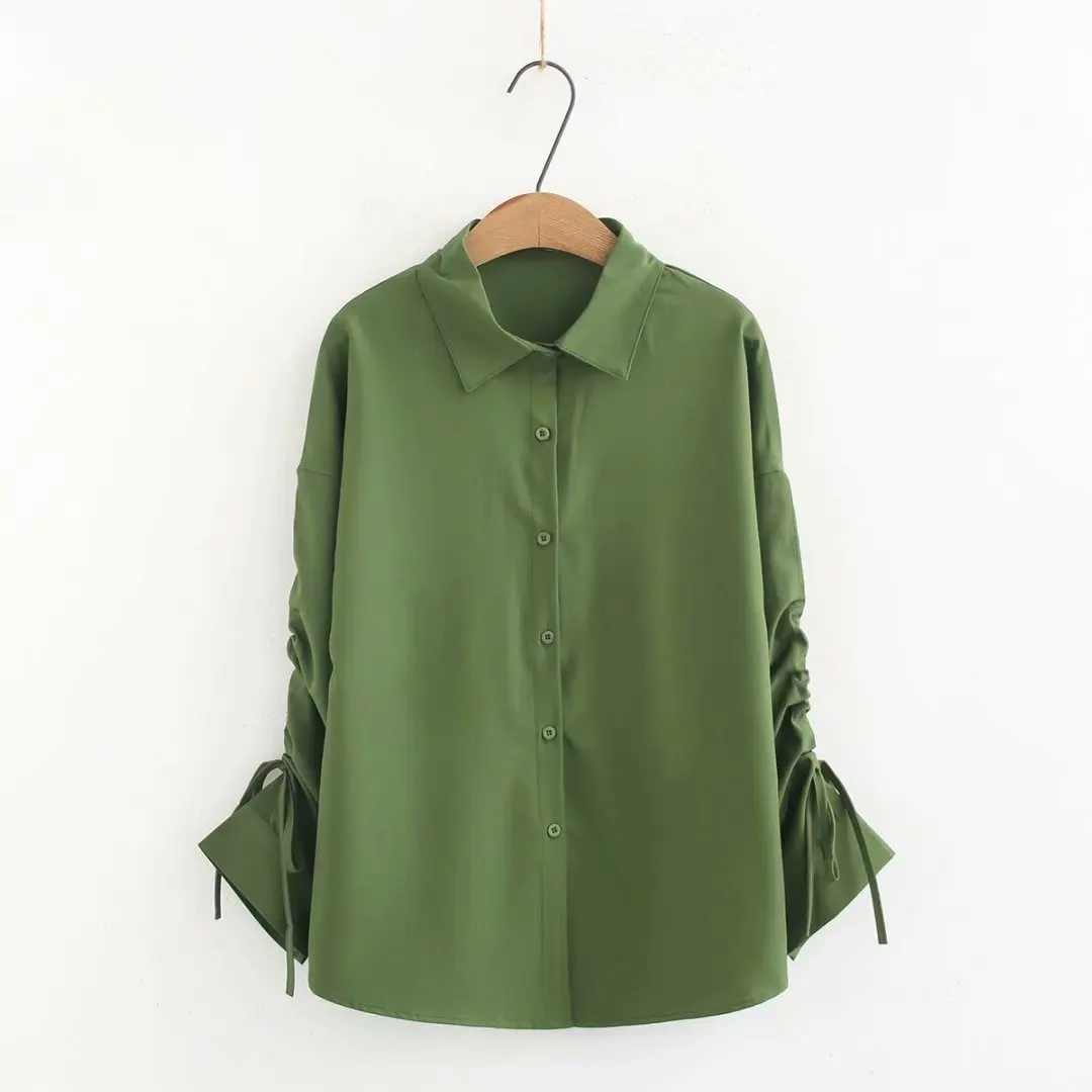 Plus size turn-down collar drop-shoulder sleeve blouses women 2019 women shirts bow shirt spring autumn ladies tops
Plus size turn-down collar drop-shoulder sleeve blouses women 2019 women shirts bow shirt spring autumn ladies tops