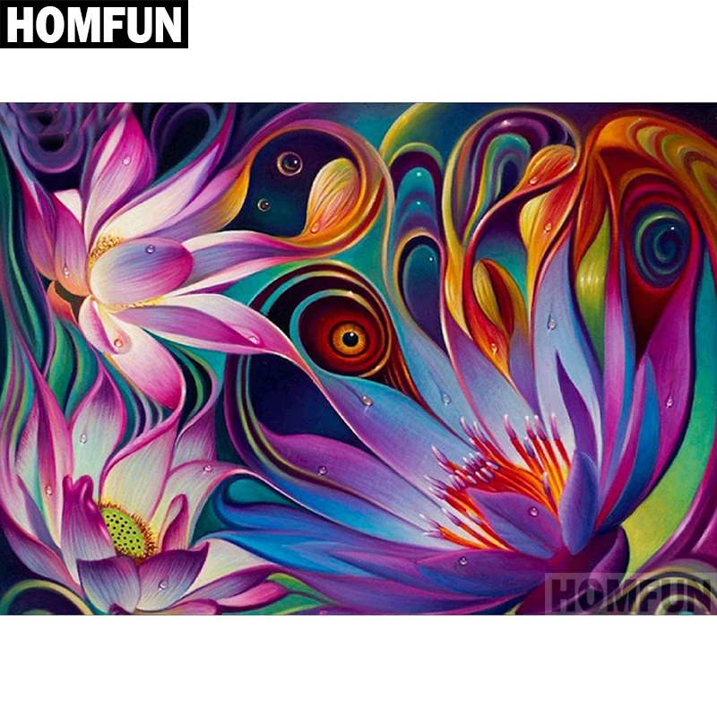 HOMFUN Full Square/Round Drill 5D DIY Diamond Painting "Abstract flower" Embroidery Cross Stitch 5D Home Decor Gift A06023
HOMFUN Full Square/Round Drill 5D DIY Diamond Painting "Abstract flower" Embroidery Cross Stitch 5D Home Decor Gift A06023