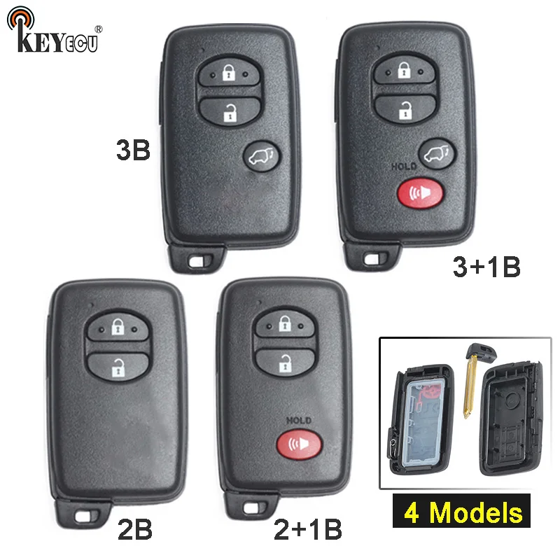 Запасной пульт дистанционного управления KEYECU 10x для Toyota Prius Land Cruiser чехол