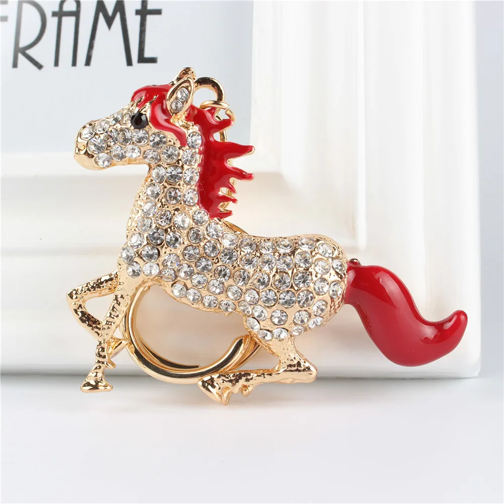 Red Tail Horse Crystal Charm Pendant Purse Bag Car Key Ring Chain Jewelry Accessories Weddding Party Gift
Red Tail Horse Crystal Charm Pendant Purse Bag Car Key Ring Chain Jewelry Accessories Weddding Party Gift