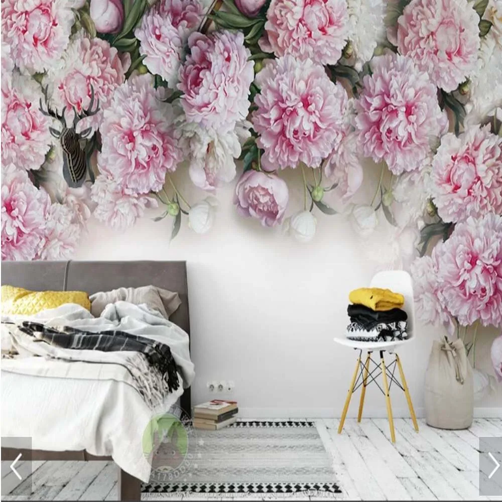 3D Peony Flower Wallpaper Mural for Kids Bedroom TV Background Decor Home Custom Size Printed Photo Wall Paper Floral Murals
3D Peony Flower Wallpaper Mural for Kids Bedroom TV Background Decor Home Custom Size Printed Photo Wall Paper Floral Murals