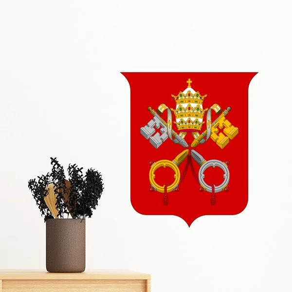 Vatican City Europe National Emblem Removable Wall Sticker Art Decals Mural DIY Wallpaper for Room Decal $5.00
Vatican City Europe National Emblem Removable Wall Sticker Art Decals Mural DIY Wallpaper for Room Decal $5.00