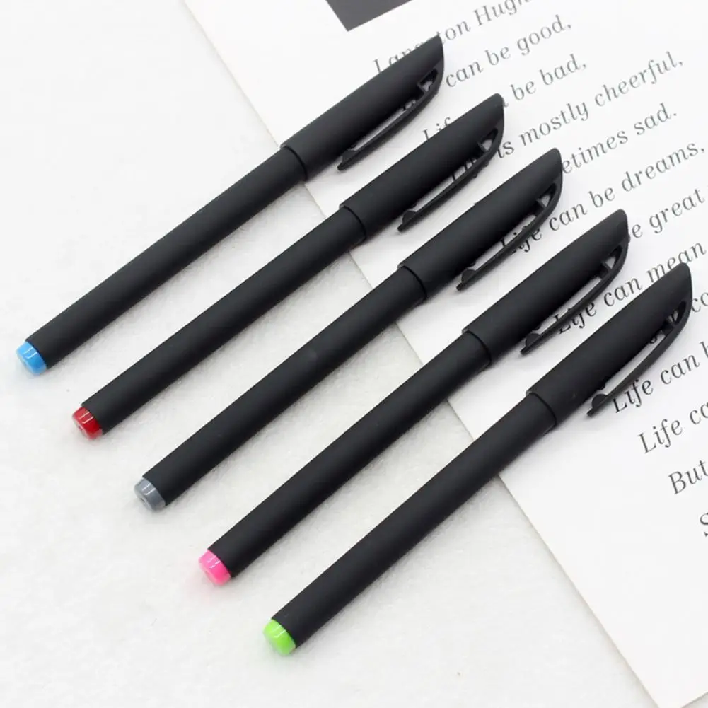 5pcs 0.5mm Advertising Carbon Pen Spray Adhesive Promotion Neutral Refill Wholesale Bullet Spray Office Pen Advertising Pen
5pcs 0.5mm Advertising Carbon Pen Spray Adhesive Promotion Neutral Refill Wholesale Bullet Spray Office Pen Advertising Pen