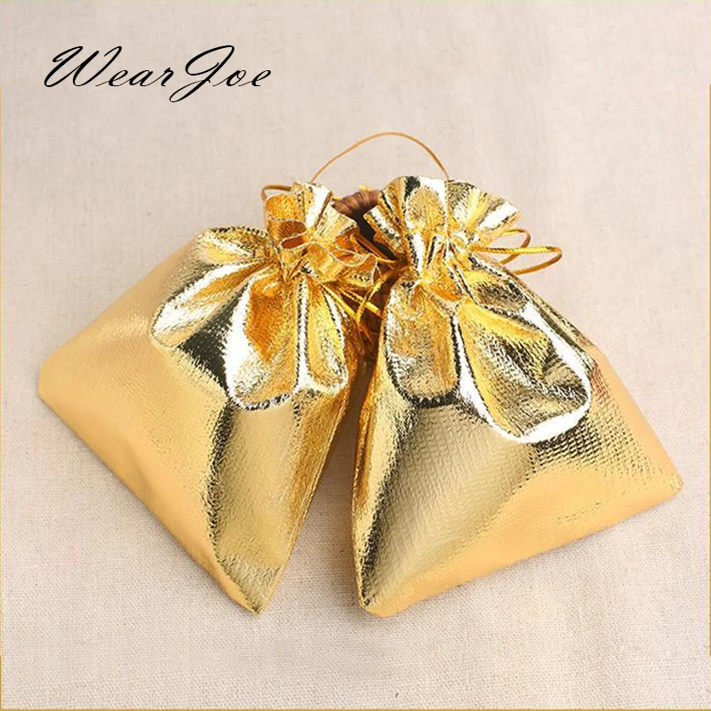 Lot Of 100pcs 7X9cm Gold Silver Jewelry Small Gift Bags With Drawstring Yarn Fabric Jewellery Storage Packaging Carrring Pouches
Lot Of 100pcs 7X9cm Gold Silver Jewelry Small Gift Bags With Drawstring Yarn Fabric Jewellery Storage Packaging Carrring Pouches