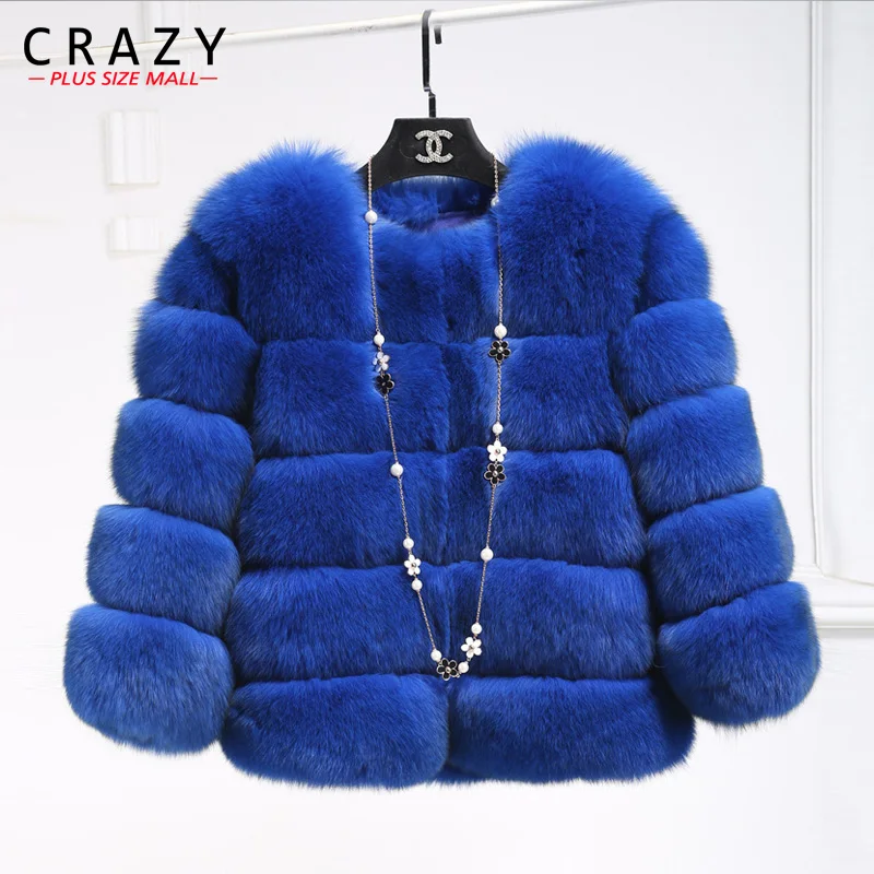 Women 2019 Winter Plus Size 6XL 5XL 4XL Fashion Brand Fake Fox Fur Jacket Furry Luxury Stitching Thicker Warm Faux Fur Coats
Women 2019 Winter Plus Size 6XL 5XL 4XL Fashion Brand Fake Fox Fur Jacket Furry Luxury Stitching Thicker Warm Faux Fur Coats
