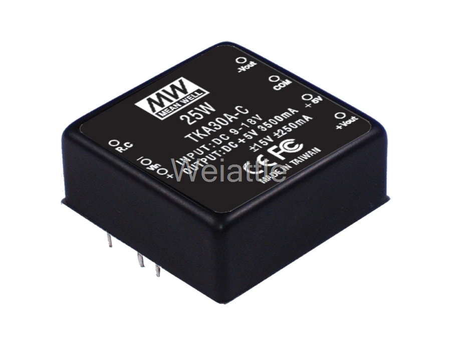 MEAN WELL original TKA30B-B 12V 310mA meanwell TKA30 12V 25W DC-DC тройной выходной конвертер
MEAN WELL original TKA30B-B 12V 310mA meanwell TKA30 12V 25W DC-DC тройной выходной конвертер