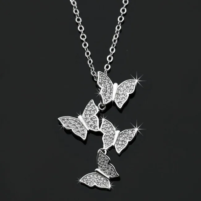 2023 Hot Sale Crystal fromSwarovskis Simple temperament light luxury butterfly clavicle chain Women 925 silver necklace female
2023 Hot Sale Crystal fromSwarovskis Simple temperament light luxury butterfly clavicle chain Women 925 silver necklace female