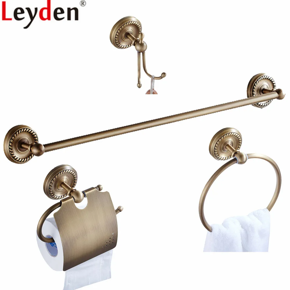 Leyden Antiqie, латунь, 4 шт., аксессуары для ванной комнаты, набор, настенный, один держатель для полотенец, держатель для бумаги, полотенце, кольцо, ...
Leyden Antiqie, латунь, 4 шт., аксессуары для ванной комнаты, набор, настенный, один держатель для полотенец, держатель для бумаги, полотенце, кольцо, ...