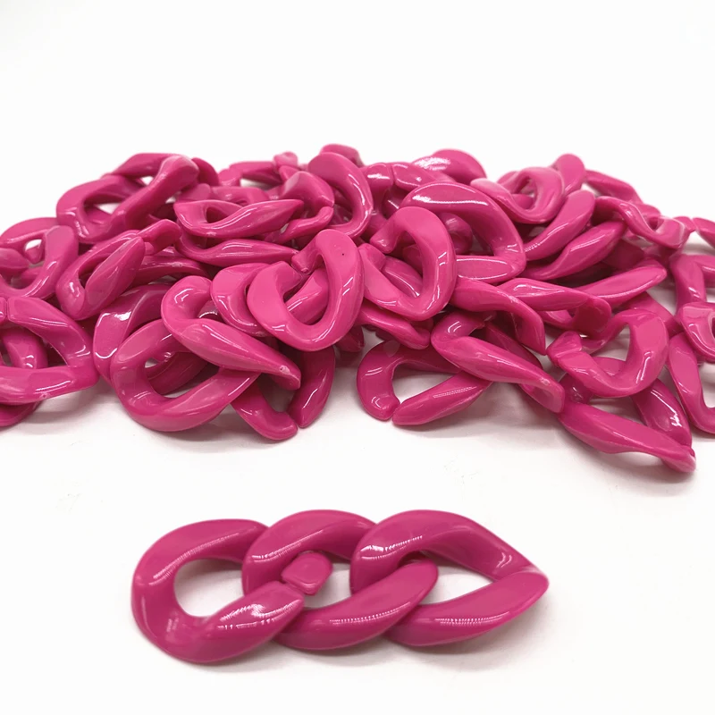 New 20pcs/16x22mm Acrylic Chain Links DIY Charm Accessories for Jewelry Making# QE13
New 20pcs/16x22mm Acrylic Chain Links DIY Charm Accessories for Jewelry Making# QE13