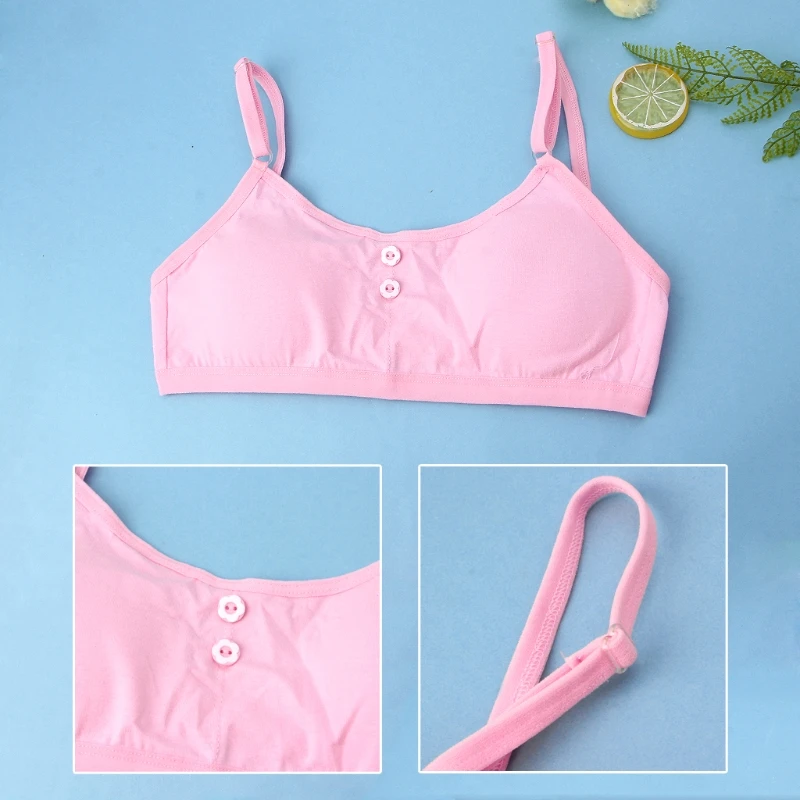 Free Shipping Young Girls Solid Soft Cotton Bra Puberty Teenage Breathable Underwear Kid Cloth
Free Shipping Young Girls Solid Soft Cotton Bra Puberty Teenage Breathable Underwear Kid Cloth