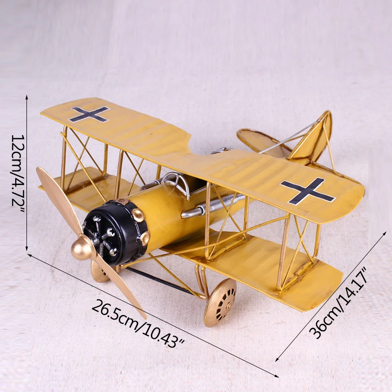 Retro Nostalgic Ornaments Combat Airplane Model Iron Crafts Study Room Decoration Nostalgia Gold Collection
Retro Nostalgic Ornaments Combat Airplane Model Iron Crafts Study Room Decoration Nostalgia Gold Collection