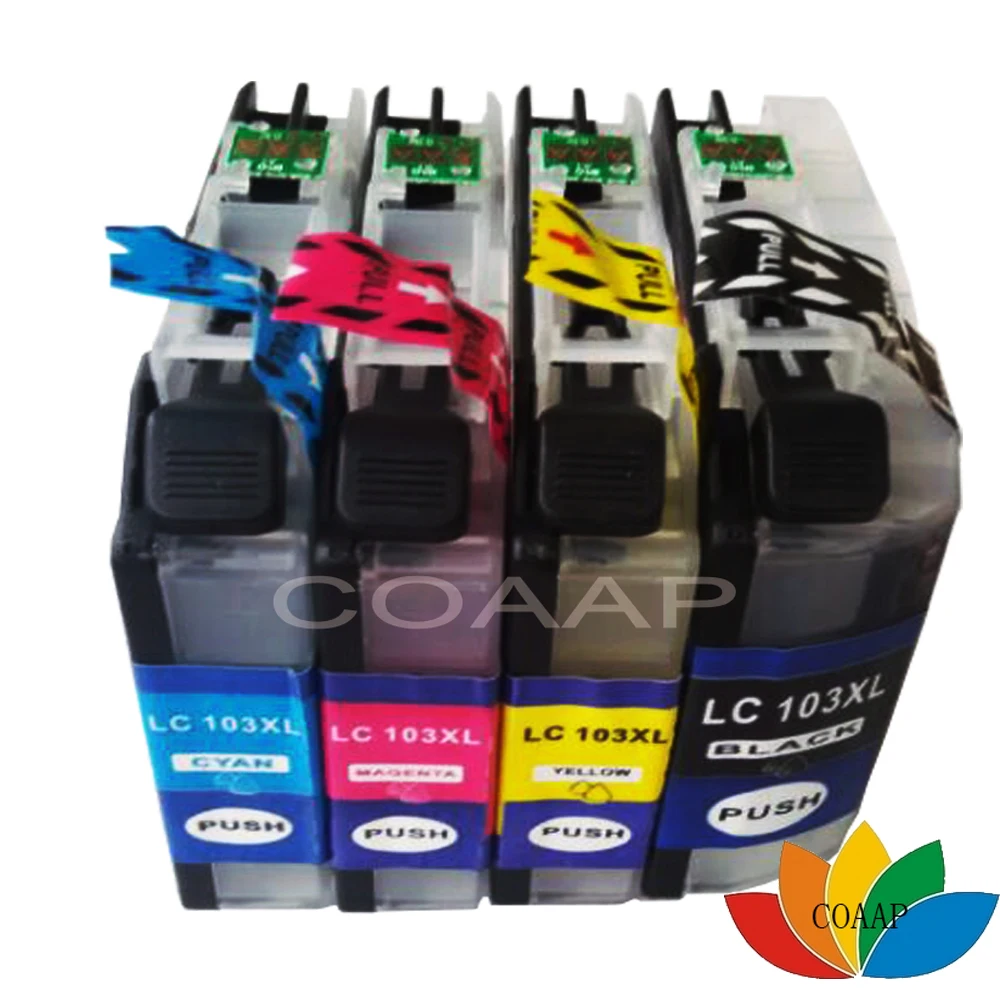 4 Compatible Brother LC103 XL ink cartridge LC 103XL MFC J152W J245 J285DW J4310DW J870DW J875DW
4 Compatible Brother LC103 XL ink cartridge LC 103XL MFC J152W J245 J285DW J4310DW J870DW J875DW