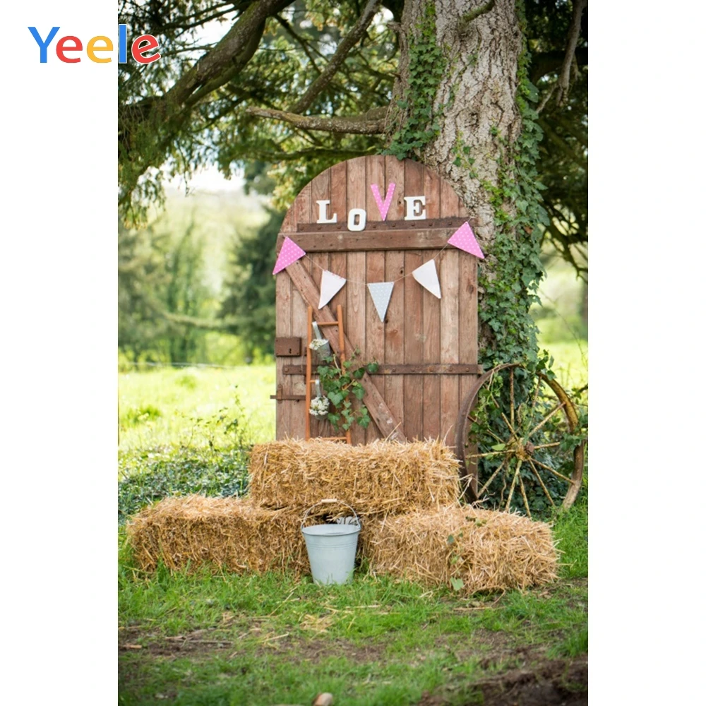 Yeele Tree Straw Wheel Door Old Style Grassland Love Photography Backgrounds Customized Photographic Backdrops for Photo Studio
Yeele Tree Straw Wheel Door Old Style Grassland Love Photography Backgrounds Customized Photographic Backdrops for Photo Studio