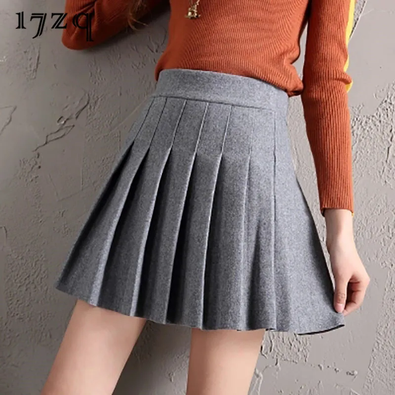 17zq Women Pleat Skirt Harajuku Preppy Style Solid Skirts Mini Cute School Uniforms Ladies Kawaii Empire Skirt Saia Faldas S808
17zq Women Pleat Skirt Harajuku Preppy Style Solid Skirts Mini Cute School Uniforms Ladies Kawaii Empire Skirt Saia Faldas S808