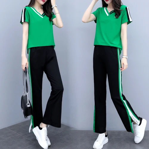 Plus Size 5xl Tracksuit Women Casual Women Two Piece Outfits Top&pants Set Leisure Year-old Female Costume Women's Summer Suit
Plus Size 5xl Tracksuit Women Casual Women Two Piece Outfits Top&pants Set Leisure Year-old Female Costume Women's Summer Suit
