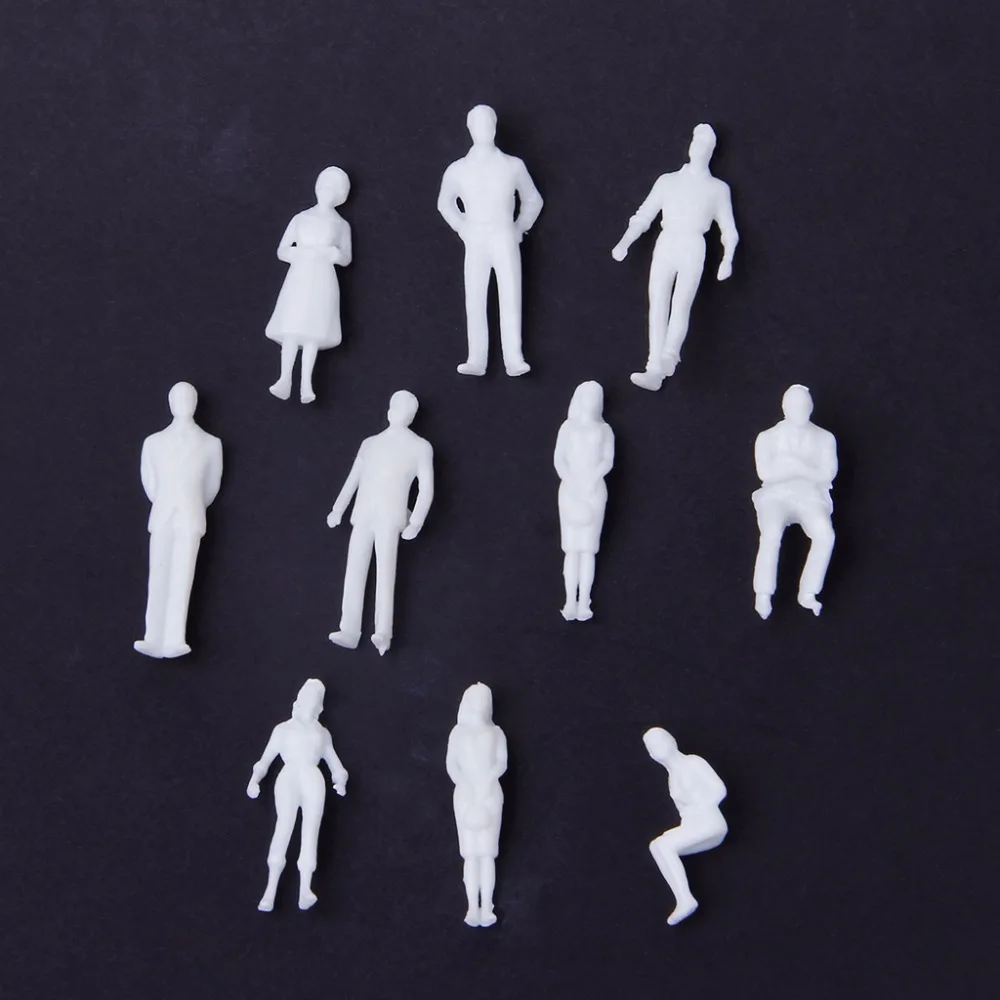HBB 10Pcs 1:50 Scale Model Miniature White Figures Human Model Architectural Model
HBB 10Pcs 1:50 Scale Model Miniature White Figures Human Model Architectural Model