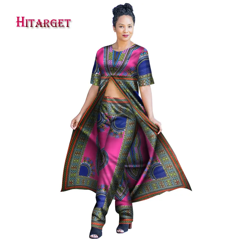 African Women 2 Piece Set Dashiki Cotton Print Wax Long Crop Top and Pant Set Good Sewing African Women Suits Clothes WY2950
African Women 2 Piece Set Dashiki Cotton Print Wax Long Crop Top and Pant Set Good Sewing African Women Suits Clothes WY2950