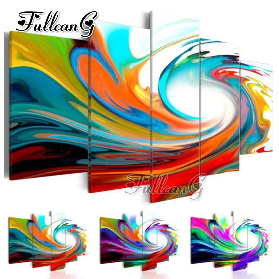 FULLCANG diy 5 pieces diamond painting "color abstract landscape" full square/round drill 5d cross stitch embroidery kits FC097
FULLCANG diy 5 pieces diamond painting "color abstract landscape" full square/round drill 5d cross stitch embroidery kits FC097