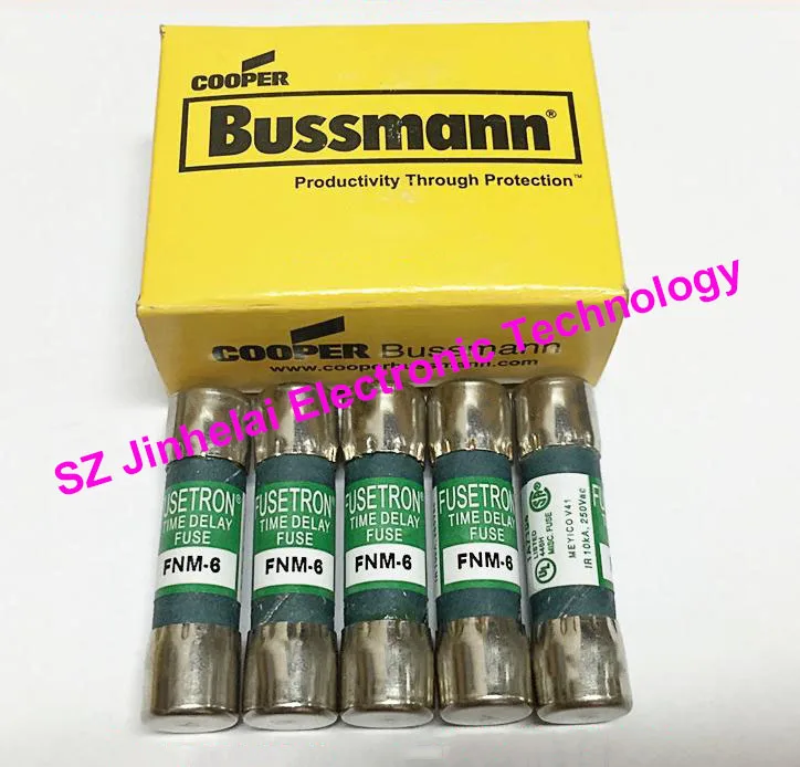 Новые и оригинальные FNM-6 предохранители с задержкой времени 6A 250 V 10*38mm
Новые и оригинальные FNM-6 предохранители с задержкой времени 6A 250 V 10*38mm
