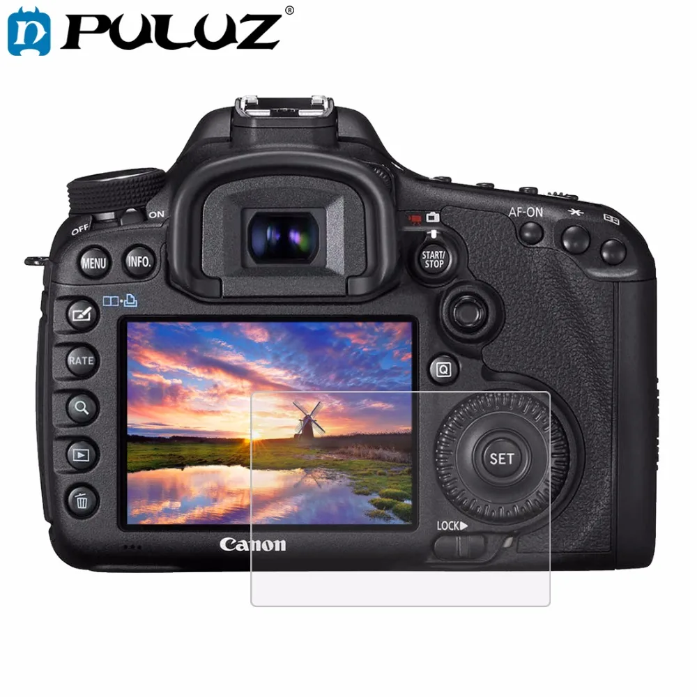 Защитное стекло PULUZ 9H, закаленное стекло 2.5D с изогнутыми краями для Canon 5D Mark III, Аксессуары для фотоаппаратов
Защитное стекло PULUZ 9H, закаленное стекло 2.5D с изогнутыми краями для Canon 5D Mark III, Аксессуары для фотоаппаратов