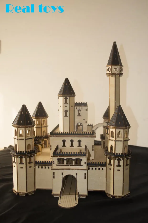Модель замка в классическом европейском стиле сказочный замок черный доктор