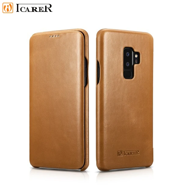 Чехол ICARER из натуральной кожи премиум-класса для Samsung Galaxy S9, S9 Plus, защитный чехол
Чехол ICARER из натуральной кожи премиум-класса для Samsung Galaxy S9, S9 Plus, защитный чехол