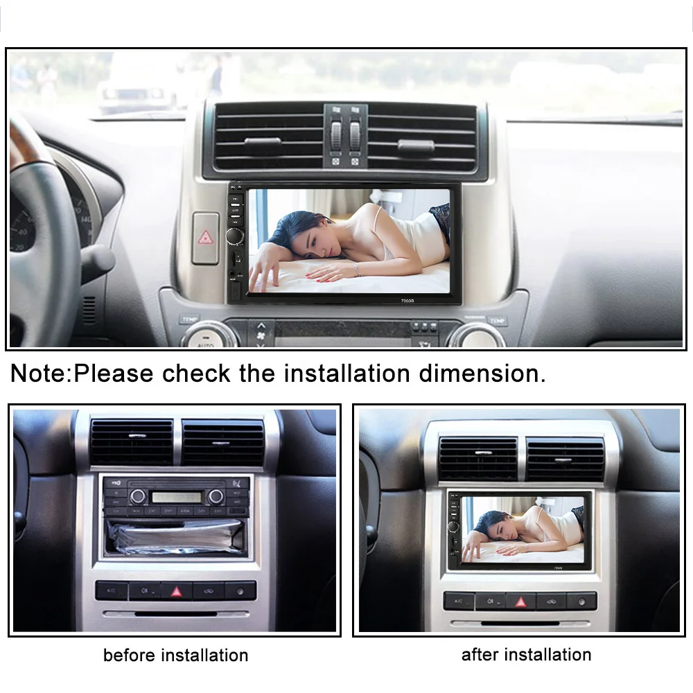 Автомобильный MP5-плеер 7 дюймов, автомагнитола 2 din с FM/USB/AUX/BT, можно заряжать мобильные телефоны, USB-устройства
Автомобильный MP5-плеер 7 дюймов, автомагнитола 2 din с FM/USB/AUX/BT, можно заряжать мобильные телефоны, USB-устройства