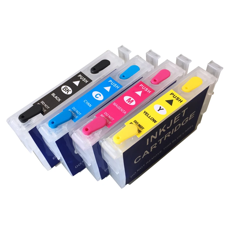 4PCS 4 color 15ML per color t1281 t1282 t1283 Ink Cartridge Refillable FOR EPSON SX420W SX130 SX440W S22 SX125 SX235W printer
4PCS 4 color 15ML per color t1281 t1282 t1283 Ink Cartridge Refillable FOR EPSON SX420W SX130 SX440W S22 SX125 SX235W printer