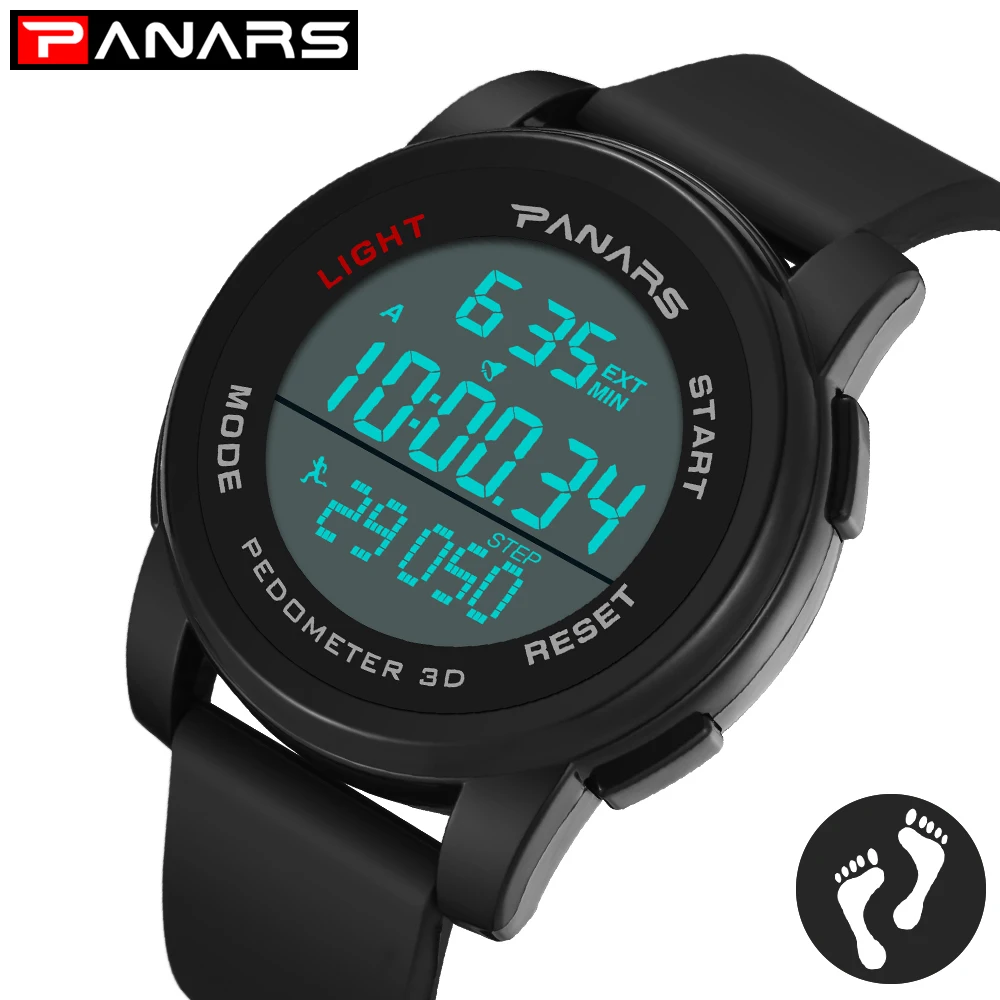 Men Watch 50M Waterproof PANARS Brand Clock Male Outdoor Sports Watches Mens Digital Clock Week Display Relogio Masculino
Men Watch 50M Waterproof PANARS Brand Clock Male Outdoor Sports Watches Mens Digital Clock Week Display Relogio Masculino