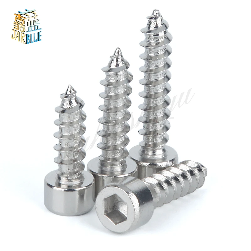 50Pcs M2 M2.6 M3 M3.5 M4 304 Stainless Steel Allen Hex Socket Head Cap Self-tapping Screws Bolts Nuts Fasteners Hardware Tools
50Pcs M2 M2.6 M3 M3.5 M4 304 Stainless Steel Allen Hex Socket Head Cap Self-tapping Screws Bolts Nuts Fasteners Hardware Tools