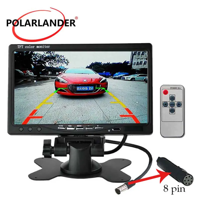 With 2 AV input backup priority High Quality HD 7 Inch Color TFT LCD Car Monitor Free Shipping
With 2 AV input backup priority High Quality HD 7 Inch Color TFT LCD Car Monitor Free Shipping