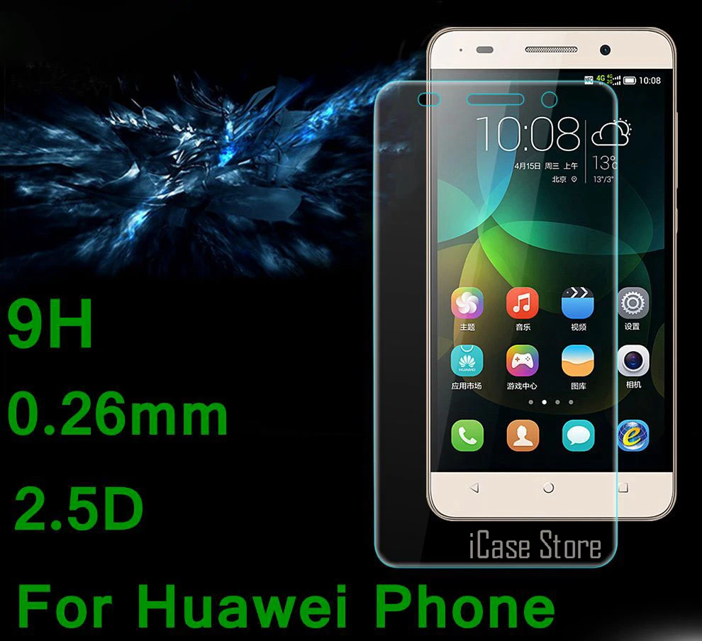 С уровнем твердости 9 H закаленное Стекло для Huawei Honor 6C 4C 4X 5C 5X 4A 6 7 8 Y3 Y5 Y6 II 2 Pro Ascend P6 P7