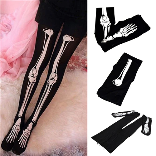 1Pcs Women Girls Sexy Pantyhose Creative Tights Terror Skull Scary 3d Print Skeleton Bone Stocking
1Pcs Women Girls Sexy Pantyhose Creative Tights Terror Skull Scary 3d Print Skeleton Bone Stocking