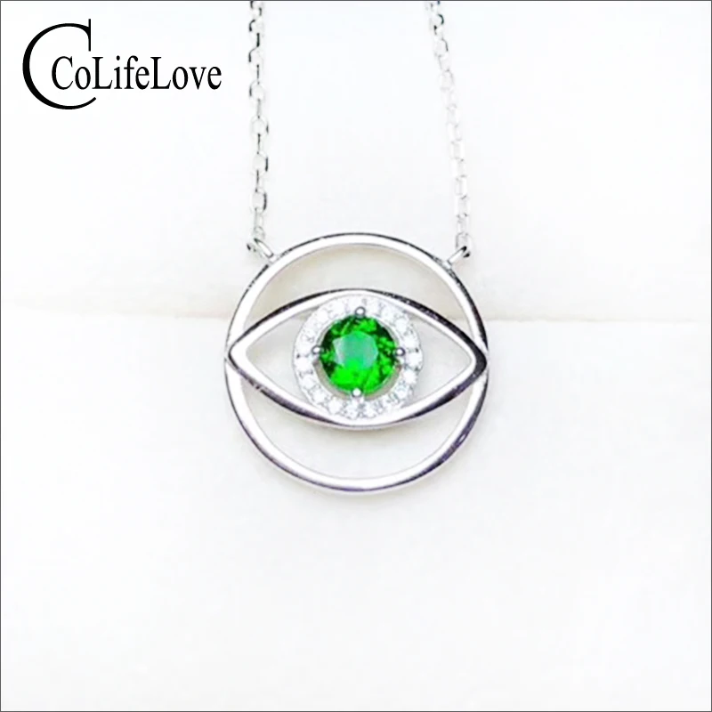 CoLife Jewelry 925 Silver Eye Pendant for Party 5mm Round Natural Chrome Diopside Pendant Sterling Silver Diopside Party Jewelry
CoLife Jewelry 925 Silver Eye Pendant for Party 5mm Round Natural Chrome Diopside Pendant Sterling Silver Diopside Party Jewelry