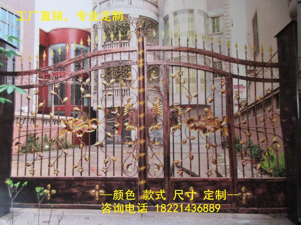 custom made wrought iron gates designs whole sale wrought iron gates metal gates steel gates hc-g43
custom made wrought iron gates designs whole sale wrought iron gates metal gates steel gates hc-g43