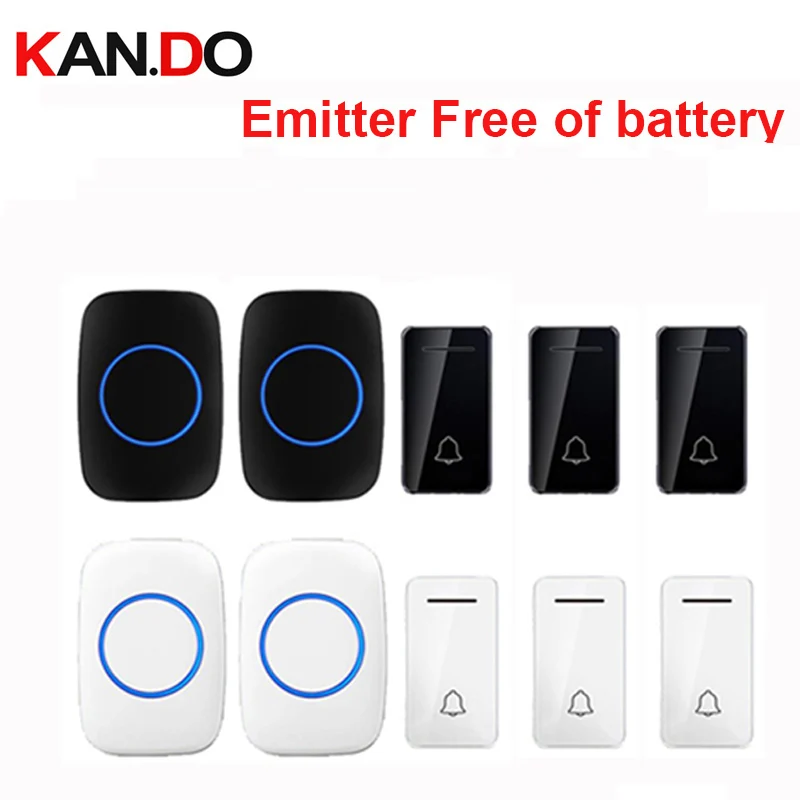 Wireless Door Bell Set With 2 RX+3 Emitter Free of Battery Cordless Doorbell IP44 200 Meters Chime By 110-240V SOS Button Ring
Wireless Door Bell Set With 2 RX+3 Emitter Free of Battery Cordless Doorbell IP44 200 Meters Chime By 110-240V SOS Button Ring