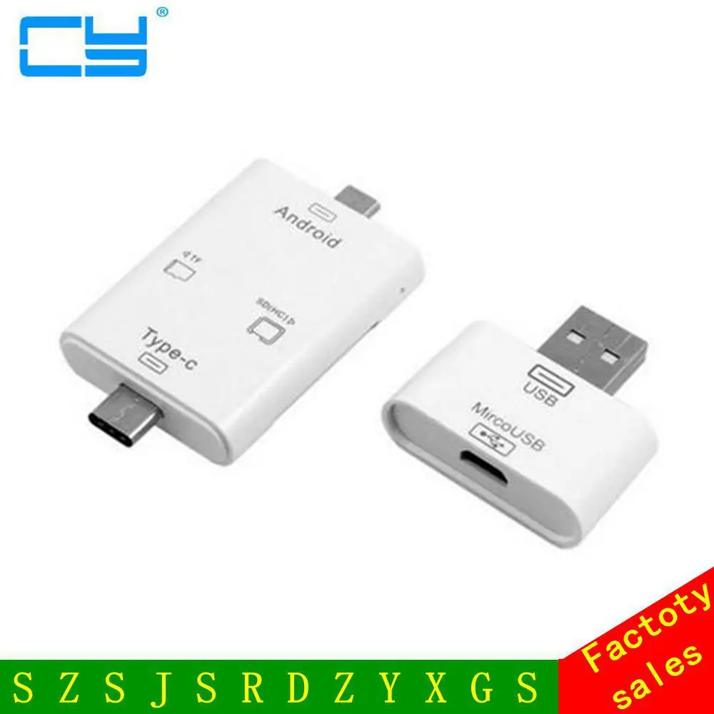 Free Shipping 3 in 1 USB 3.1 Type C USB-C & Micro USB OTG & TF SD Card Reader for Macbook Laptop PC Cell Phone Tablet
Free Shipping 3 in 1 USB 3.1 Type C USB-C & Micro USB OTG & TF SD Card Reader for Macbook Laptop PC Cell Phone Tablet