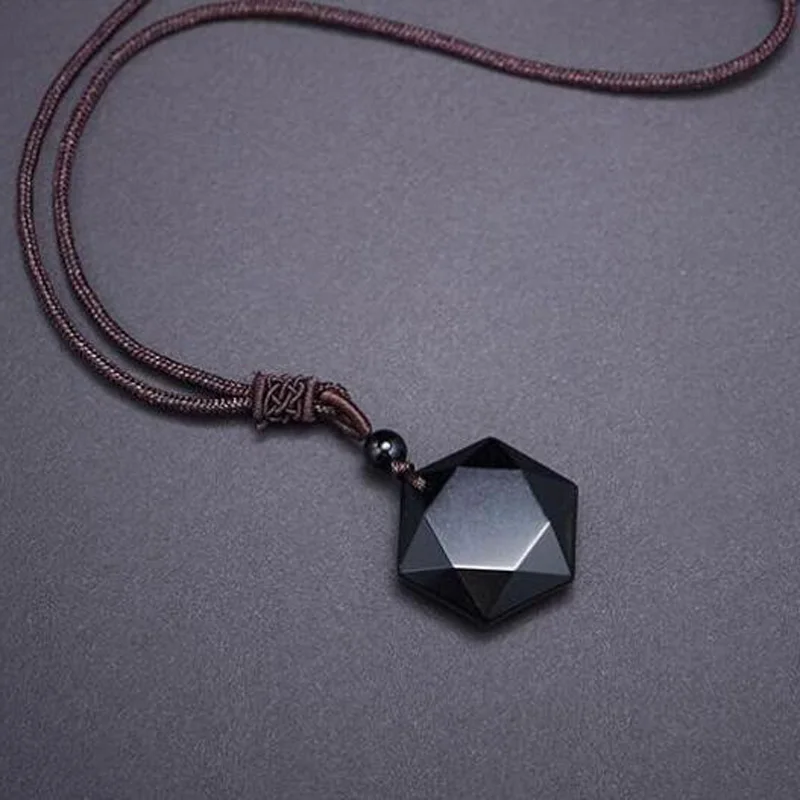 Black Obsidian Natural Necklace Lucky Amulet Pendant for Women Men Jewelry Gifts
Black Obsidian Natural Necklace Lucky Amulet Pendant for Women Men Jewelry Gifts