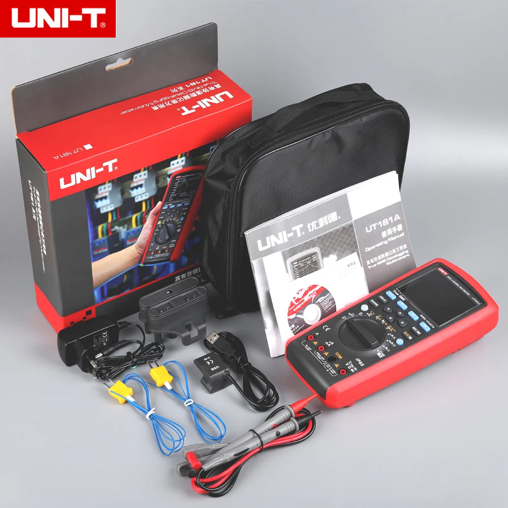 UNI-T UT181A True RMS Data logging 60000 COUNTS DMM Capacitance Temperature Digital Multimeters & connect to phone
UNI-T UT181A True RMS Data logging 60000 COUNTS DMM Capacitance Temperature Digital Multimeters & connect to phone