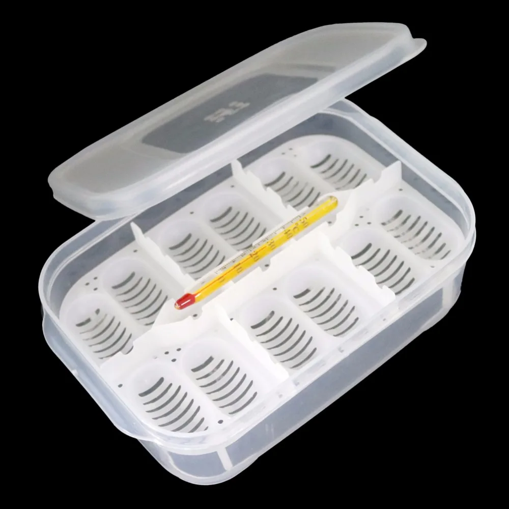 New Hot Sales 12 Holes Reptile Egg Incubation Tray With Thermometer Incubating Gecko Lizard Snake Eggs Incubation Tool
New Hot Sales 12 Holes Reptile Egg Incubation Tray With Thermometer Incubating Gecko Lizard Snake Eggs Incubation Tool