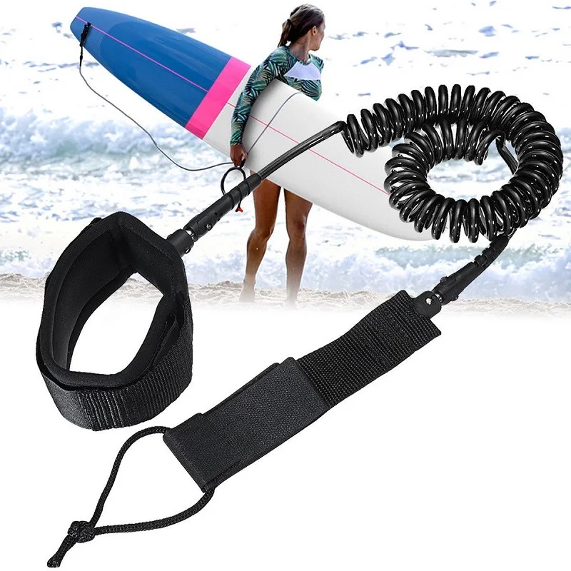 10ft 7mm SUP Ankle Leash Surfboard Coiled Stand UP Paddle Board TPU paddle board rope surfing accessory
10ft 7mm SUP Ankle Leash Surfboard Coiled Stand UP Paddle Board TPU paddle board rope surfing accessory