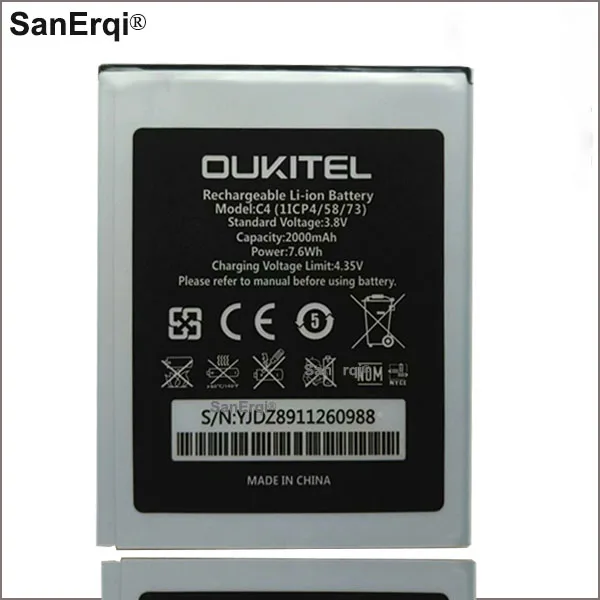 2000mAh батарея для Oukitel C4 батарея для Oukitel C4 мобильный телефон + трек-код
2000mAh батарея для Oukitel C4 батарея для Oukitel C4 мобильный телефон + трек-код
