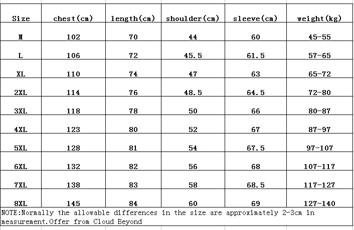 clothes 8xl Thick Warm Slim Fit Jackets Outerwear Casual Jacket Mens Coat Plus Size XXXL Overcoat Brand Clothing
clothes 8xl Thick Warm Slim Fit Jackets Outerwear Casual Jacket Mens Coat Plus Size XXXL Overcoat Brand Clothing